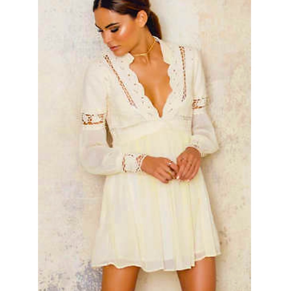 Free People In Dreamland Cutwork Dress